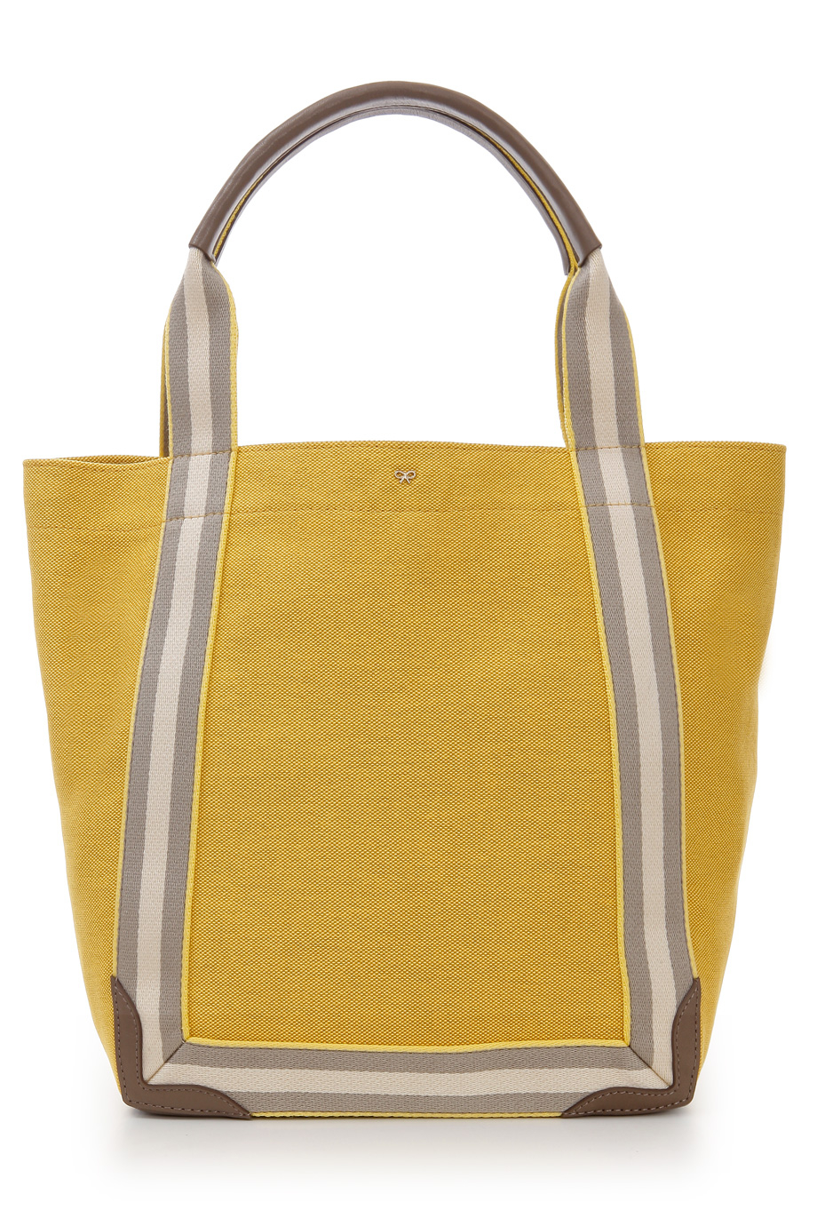 Anya Hindmarch Pont Small Canvas Tote Bag in Yellow - Lyst