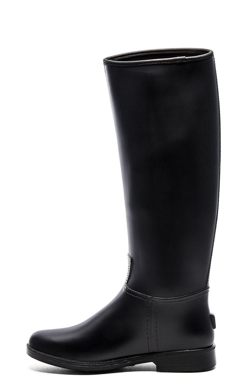 Love Moschino Heart Motif Rain Boots in Black Lyst