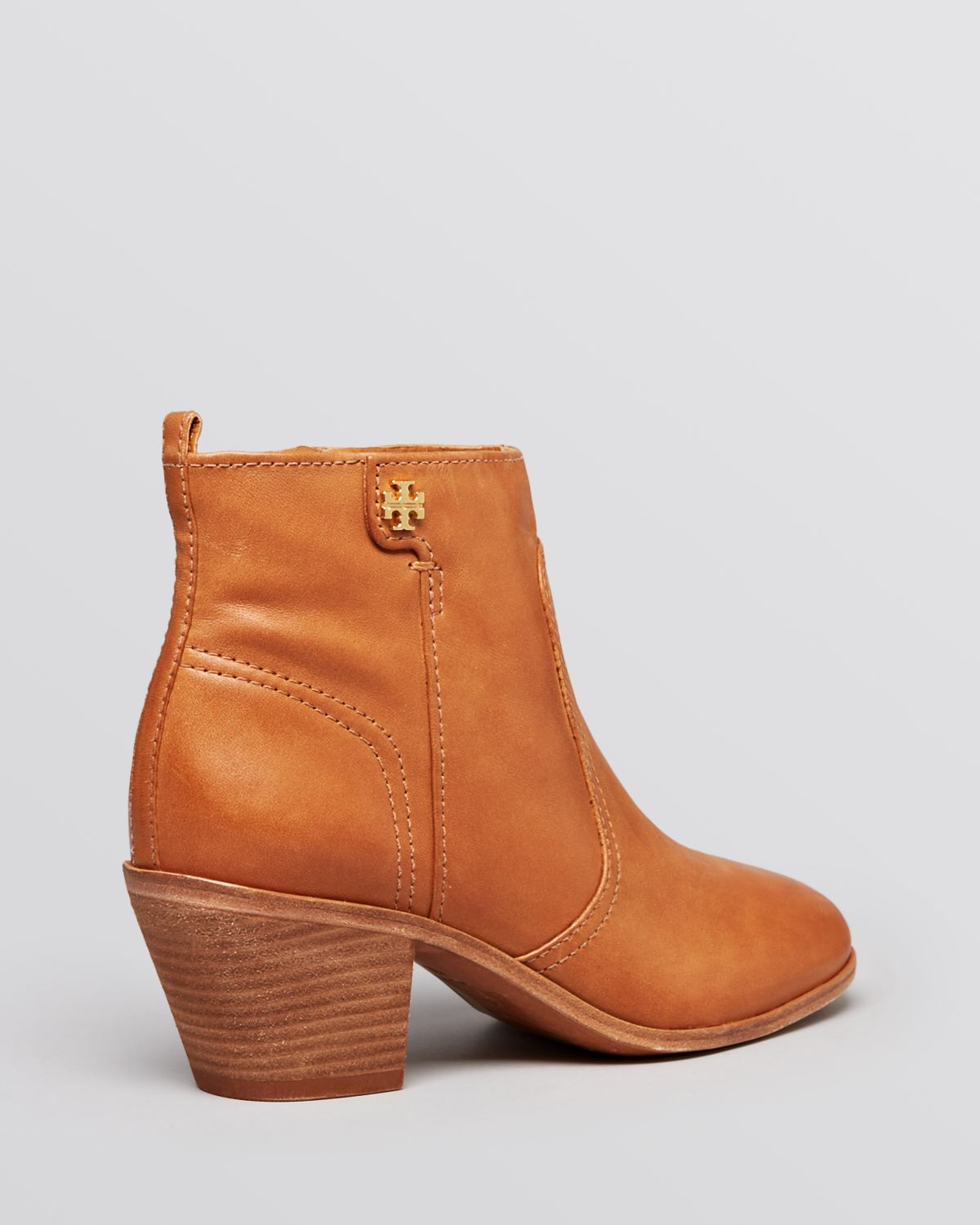 leather booties on sale