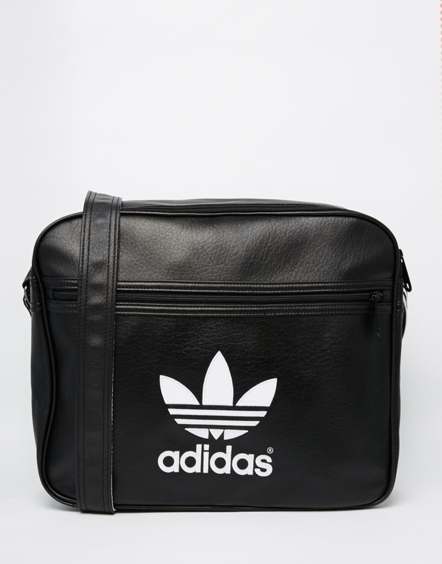 adidas Originals Airliner Messenger Bag in Black for Men | Lyst
