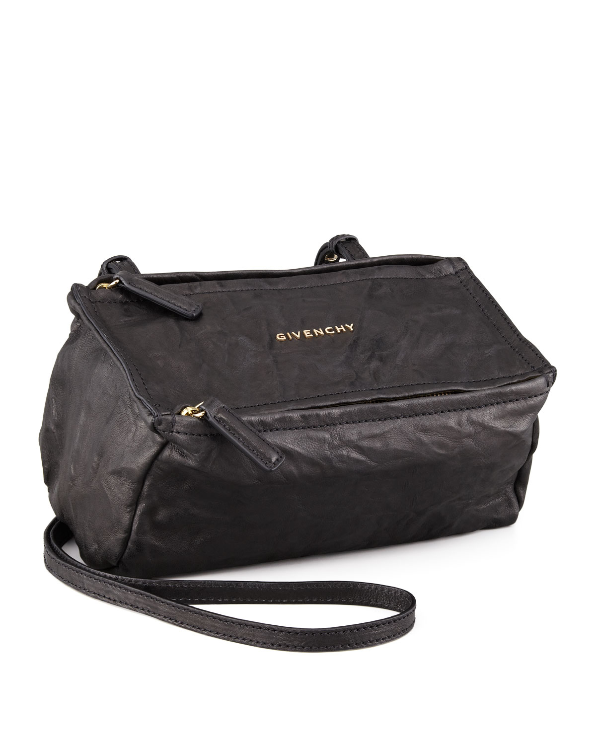 Givenchy Pandora Mini Leather Crossbody Bag in Black  Lyst