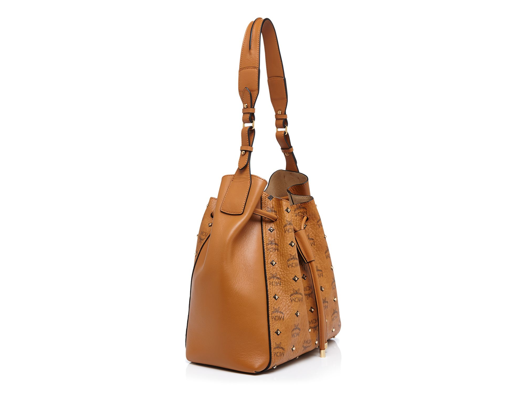 mcm bag with studs