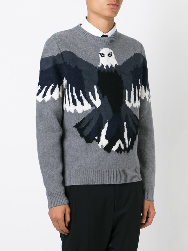 Intarsia sweater mens Clearance