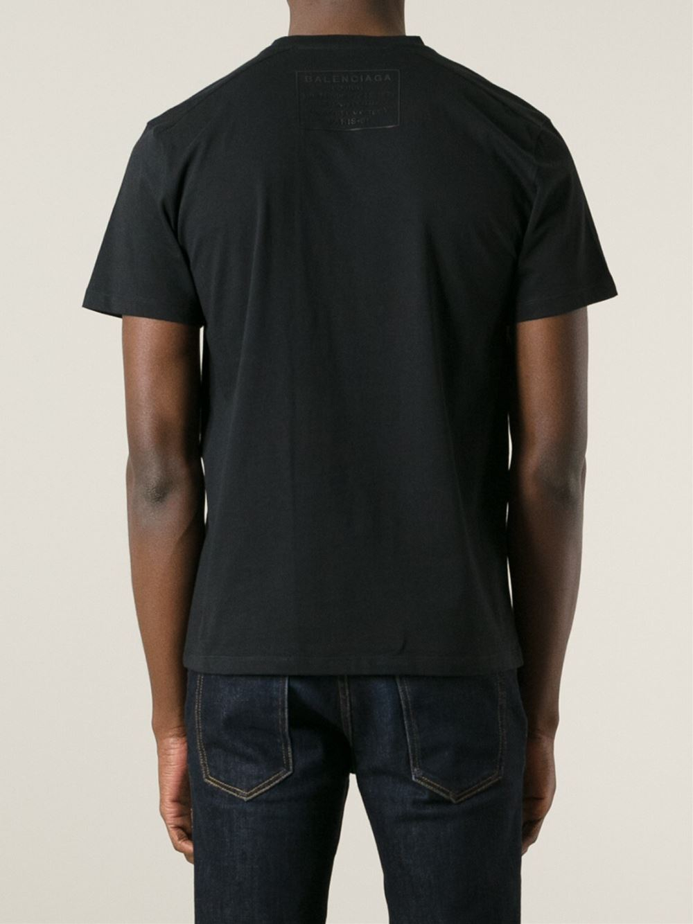 Balenciaga Classic T-shirt in Black for Men | Lyst