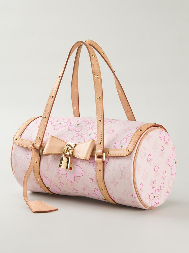 Louis Vuitton Louis Vuitton X Takashi Murakami 'cherry Blossom Monogram  Papillon' Tote in Pink