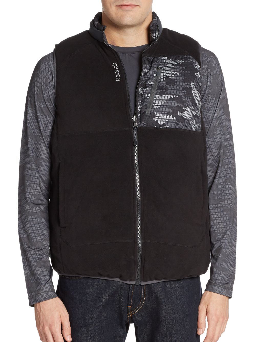 Vest in Charcoal (Gray) for Men - Lyst