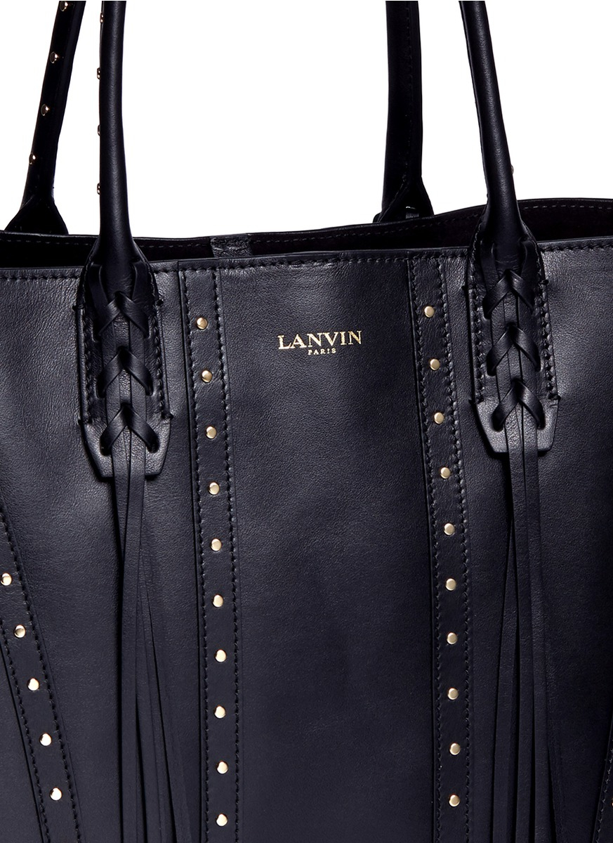 lanvin tassel tote