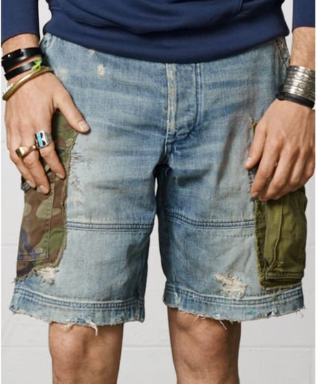 Denim & Supply Ralph Lauren Ebbetts Cargo Shorts in Blue for Men ...