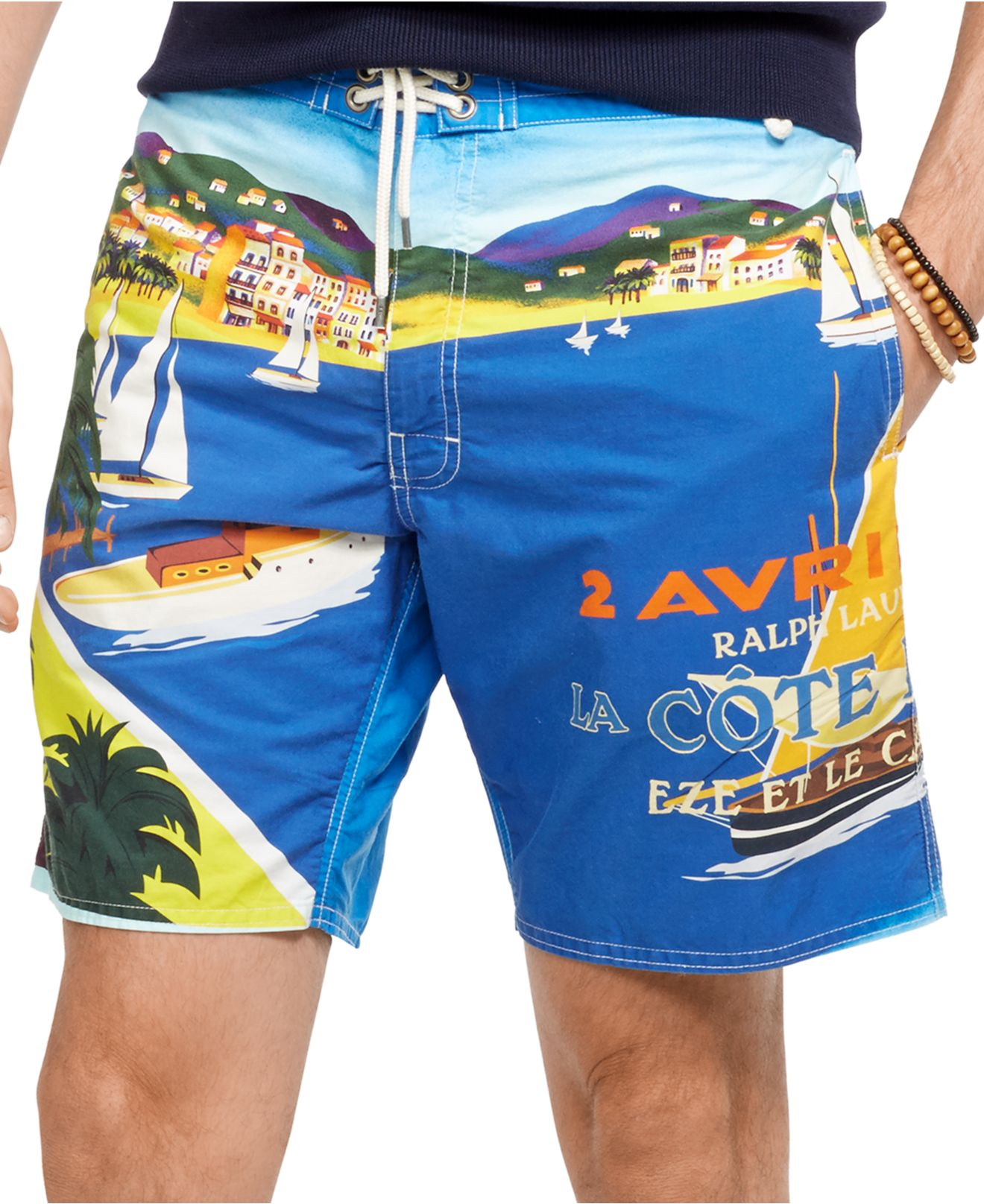 polo mens swim trunks