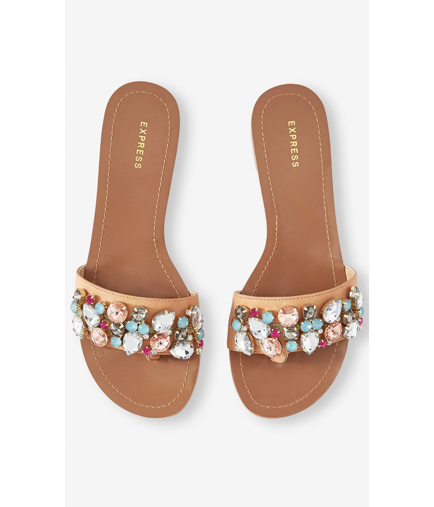 express jeweled sandals