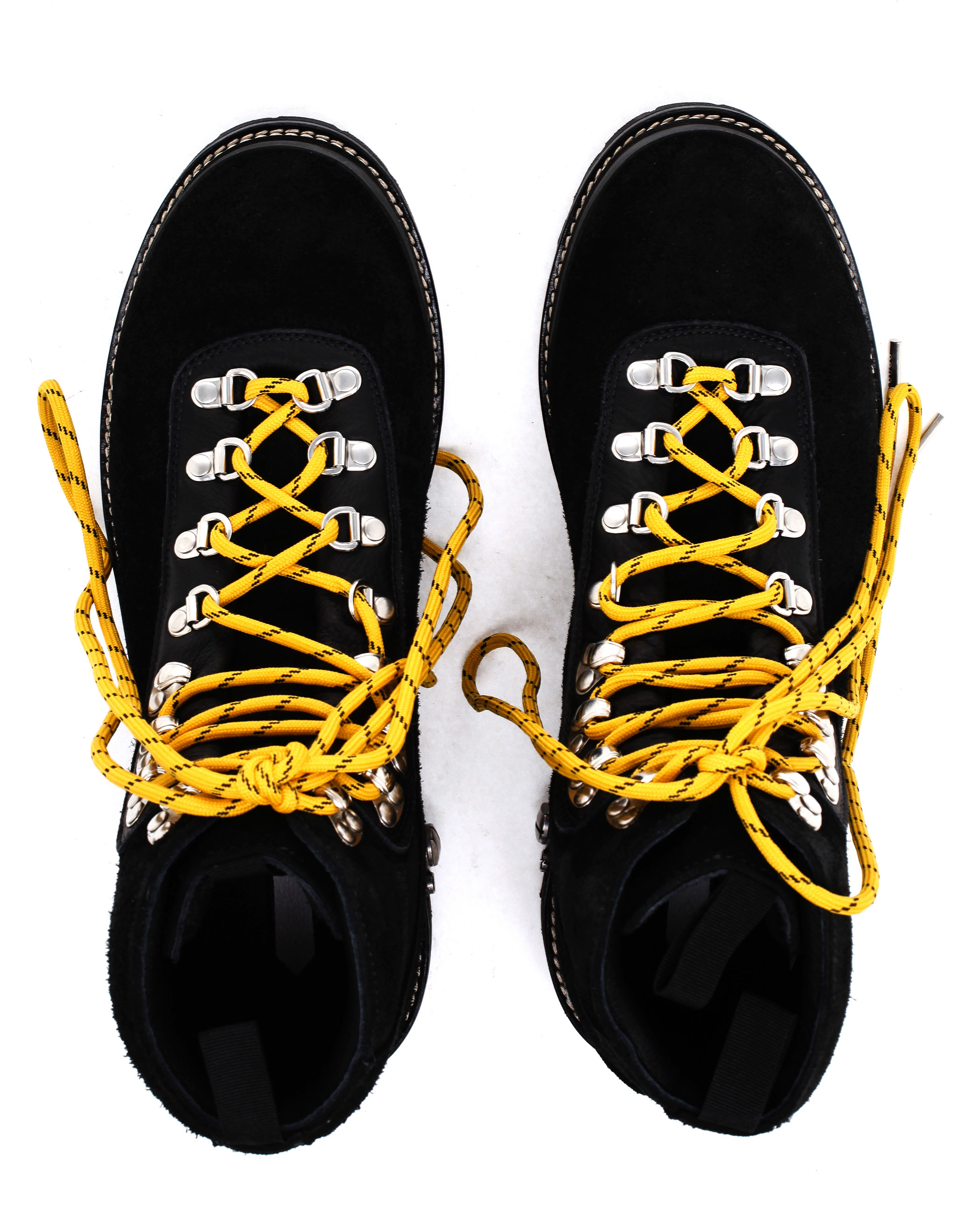 Off,White c/o Virgil Abloh Black Suede Hiking Boots