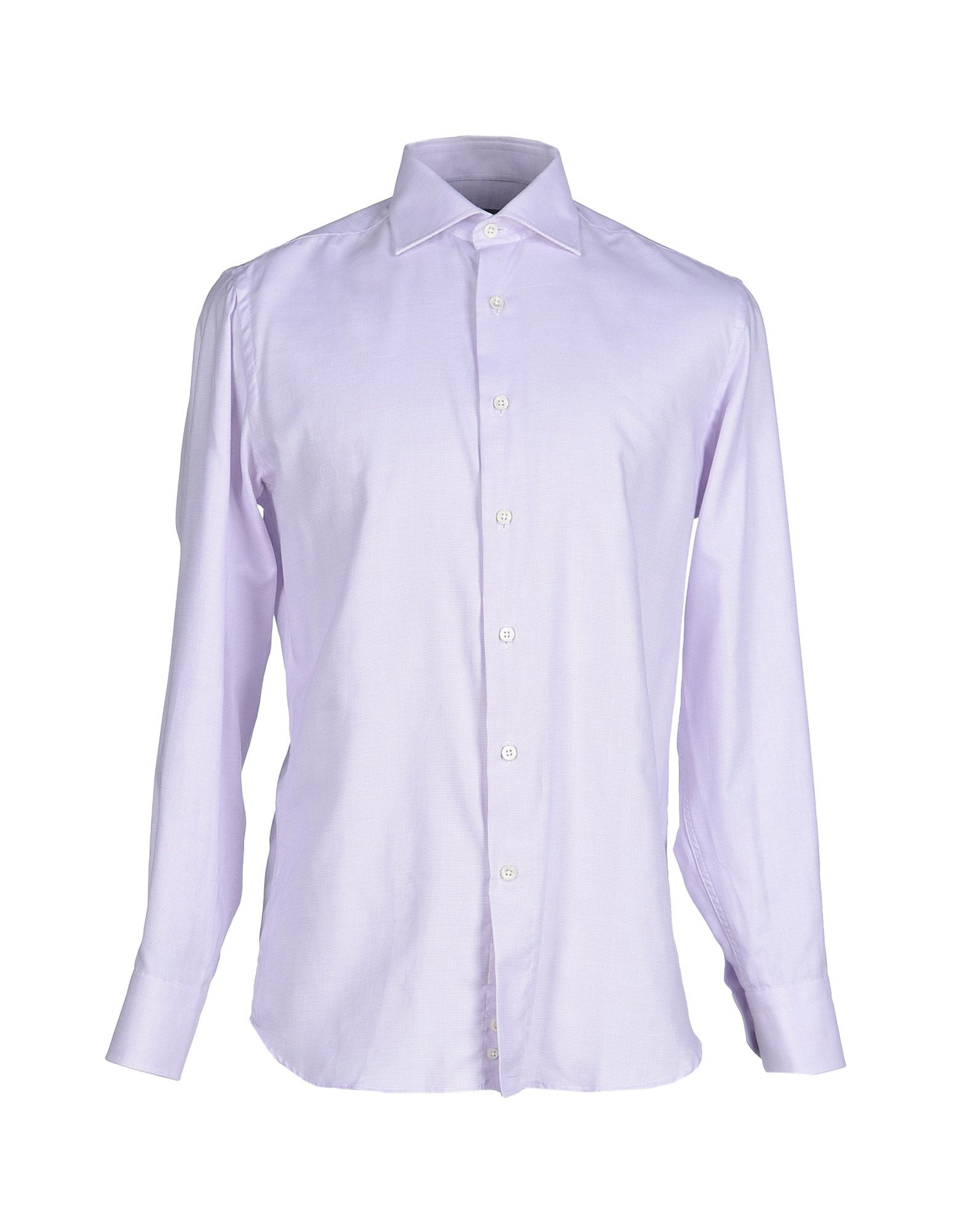 Canali Shirt in White for Men (Lilac) | Lyst