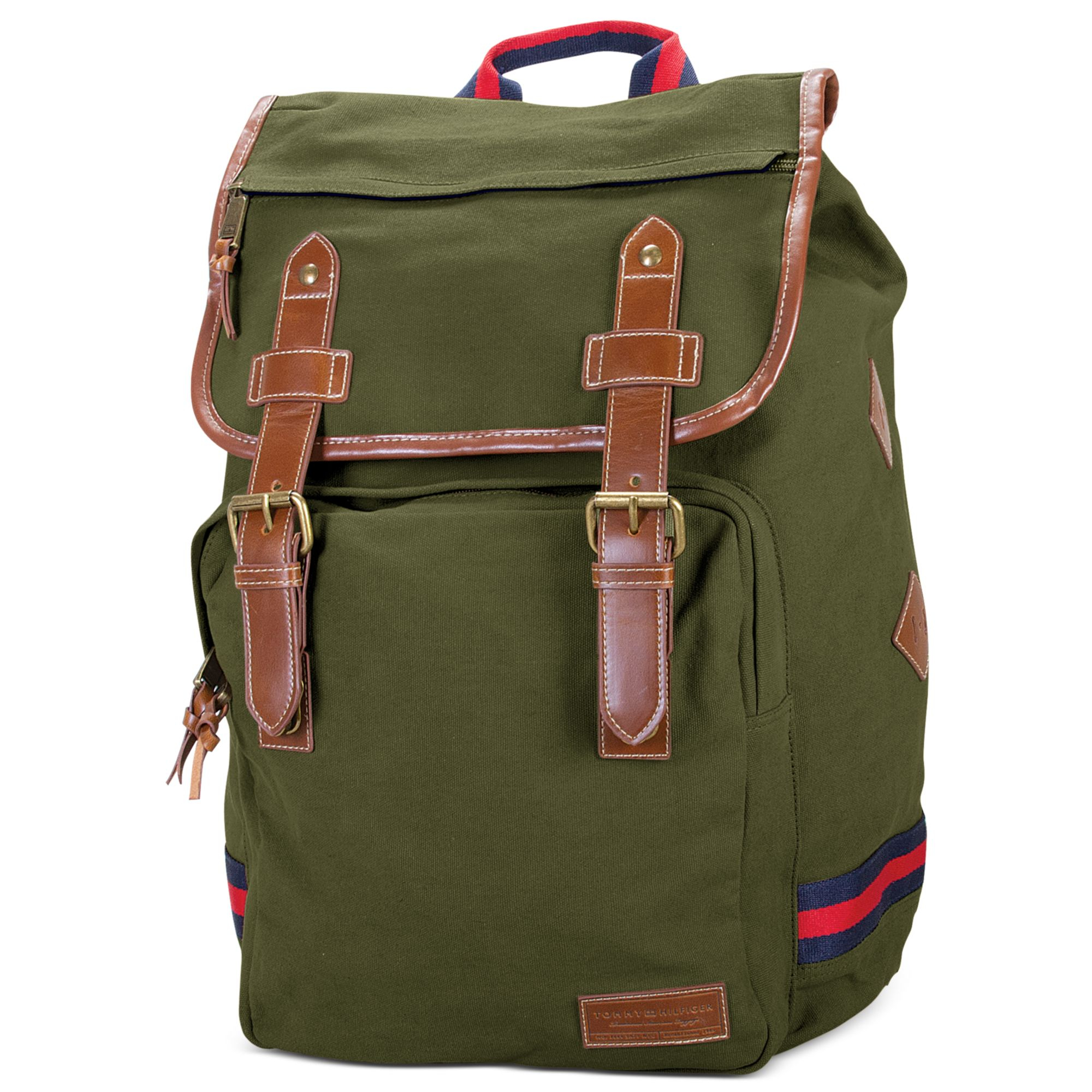 tommy hilfiger green backpack