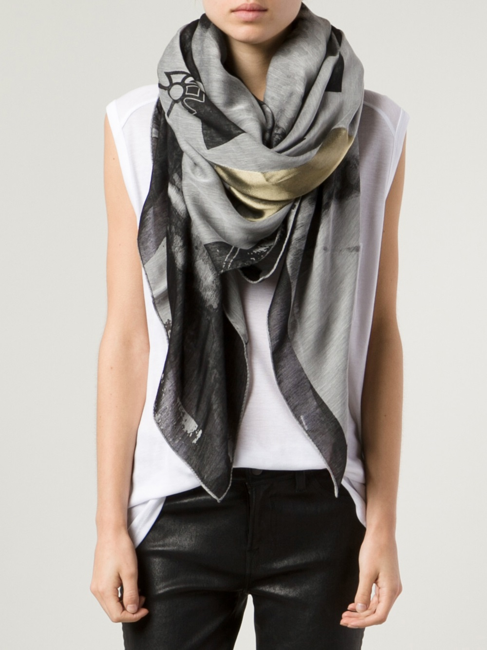 green vivienne westwood scarf
