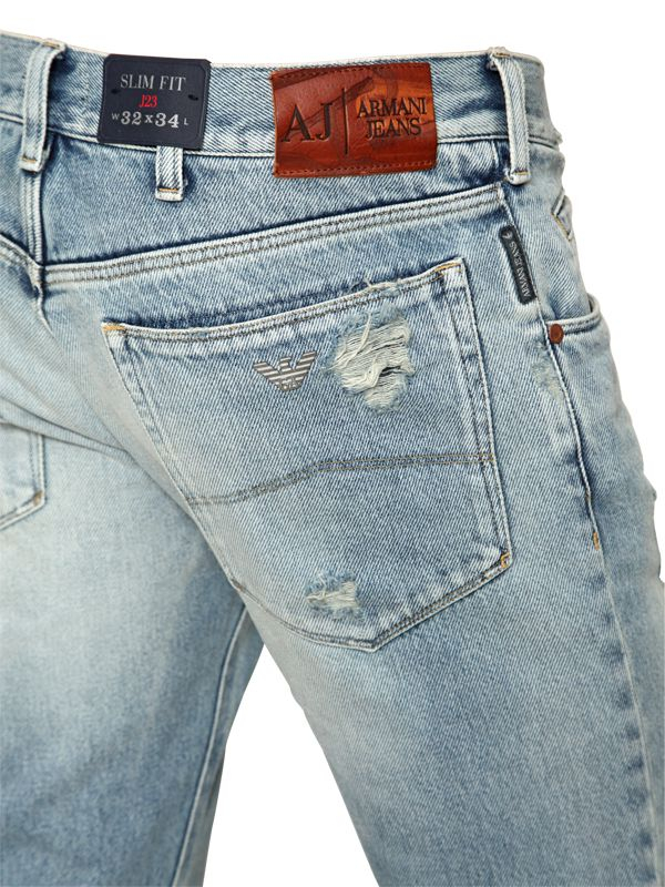 armani distressed jeans mens - 59% OFF 