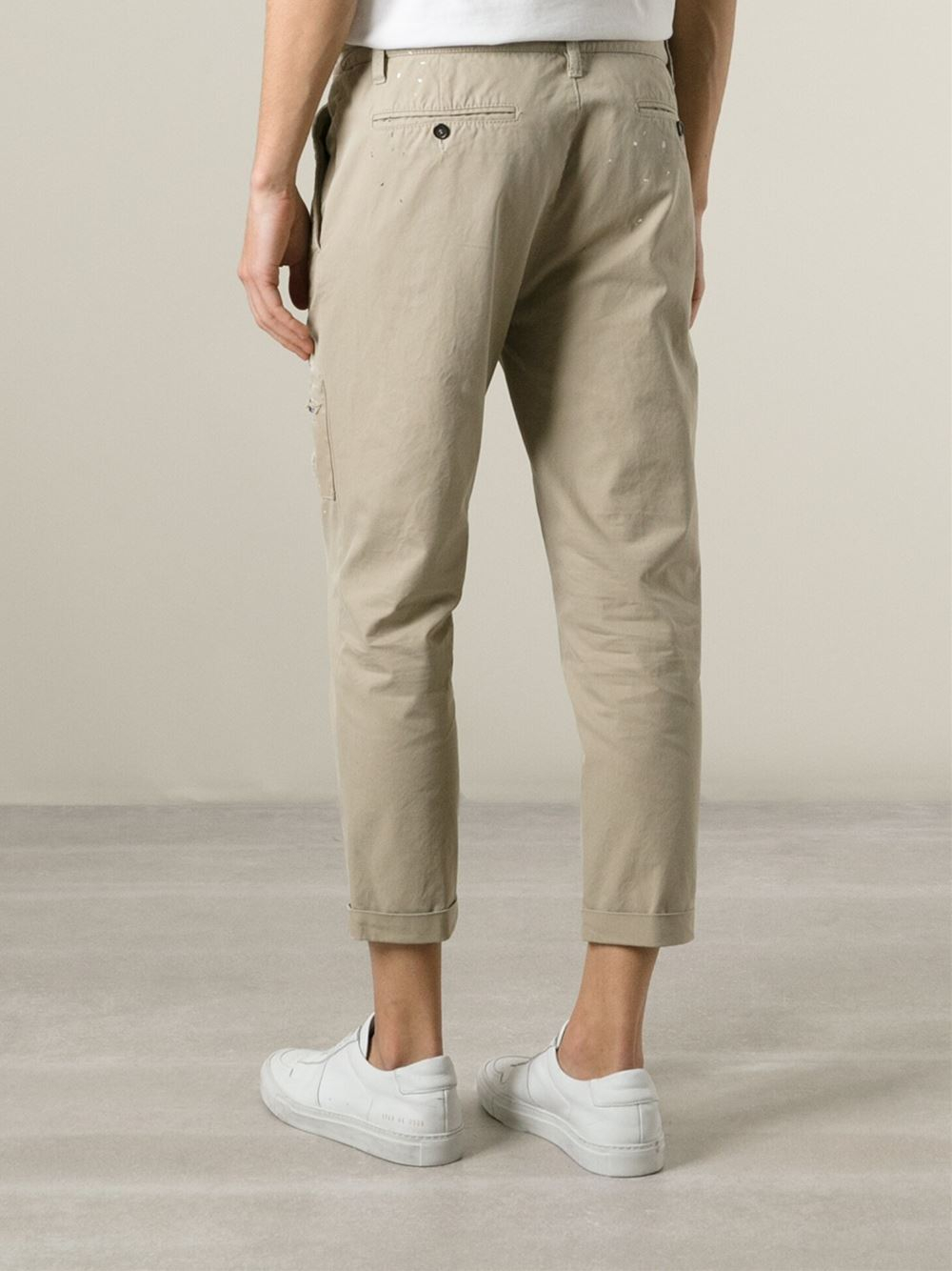 mens cropped chino pants