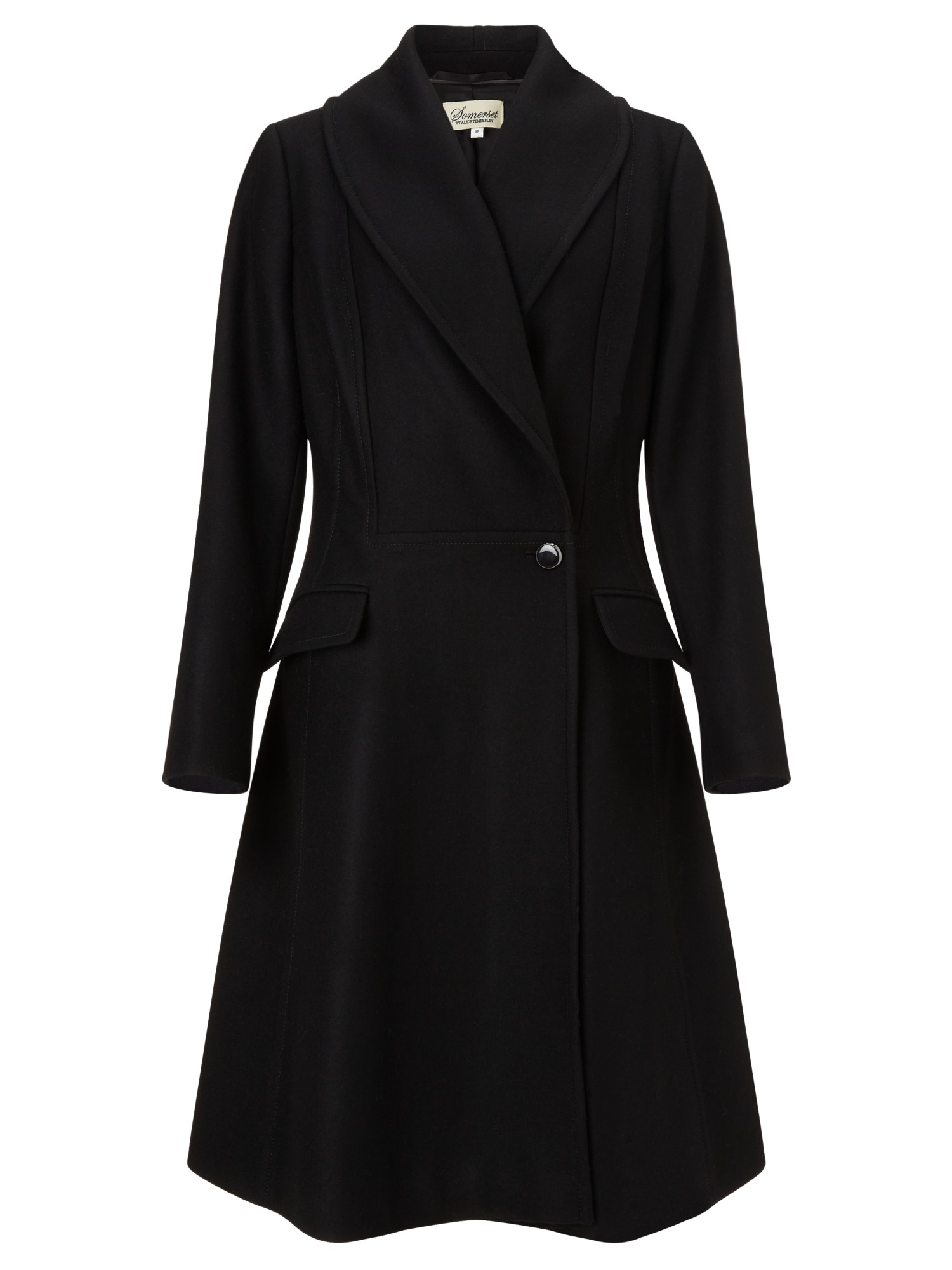 Somerset by alice temperley Fit And Flare Coat in Black Lyst