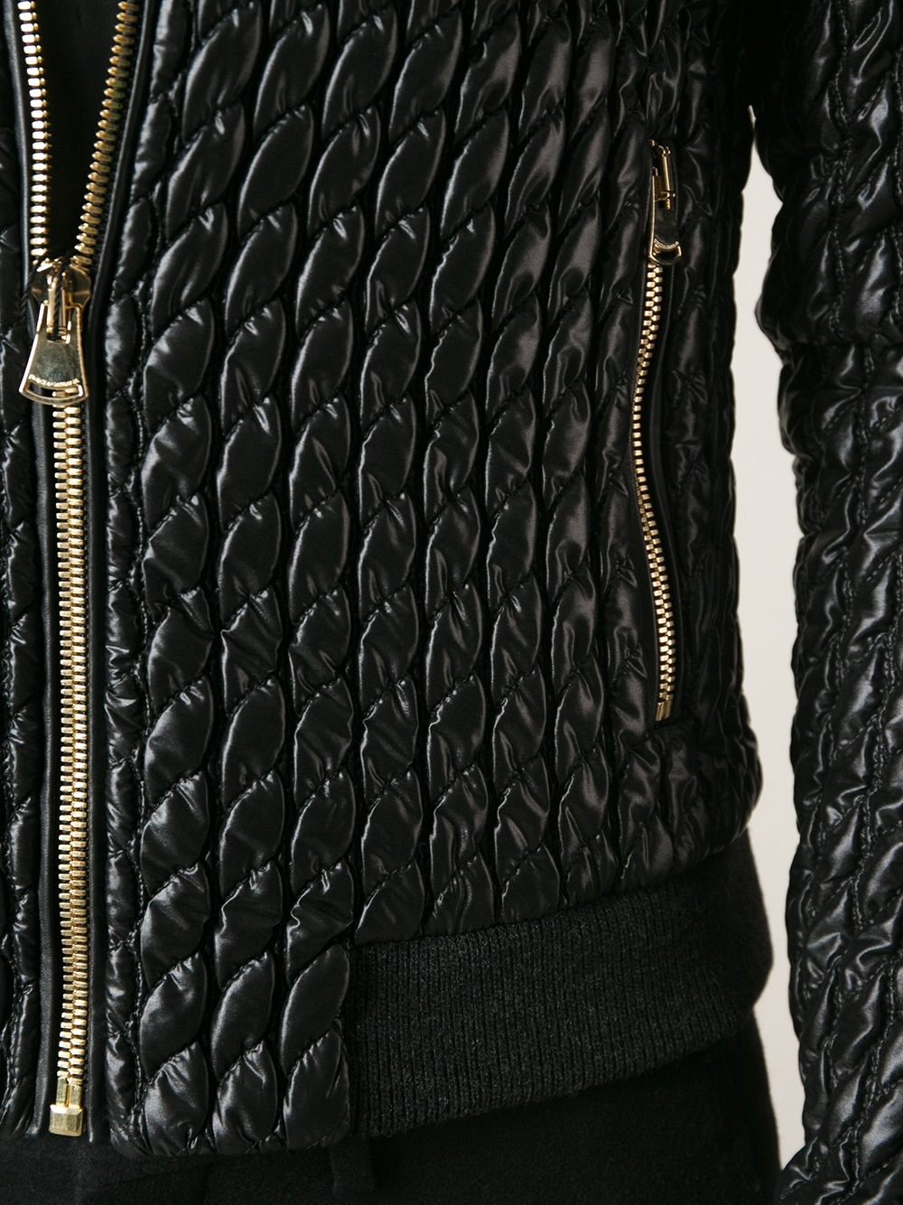 Dolce \u0026 Gabbana Quilted Jacket in Black 