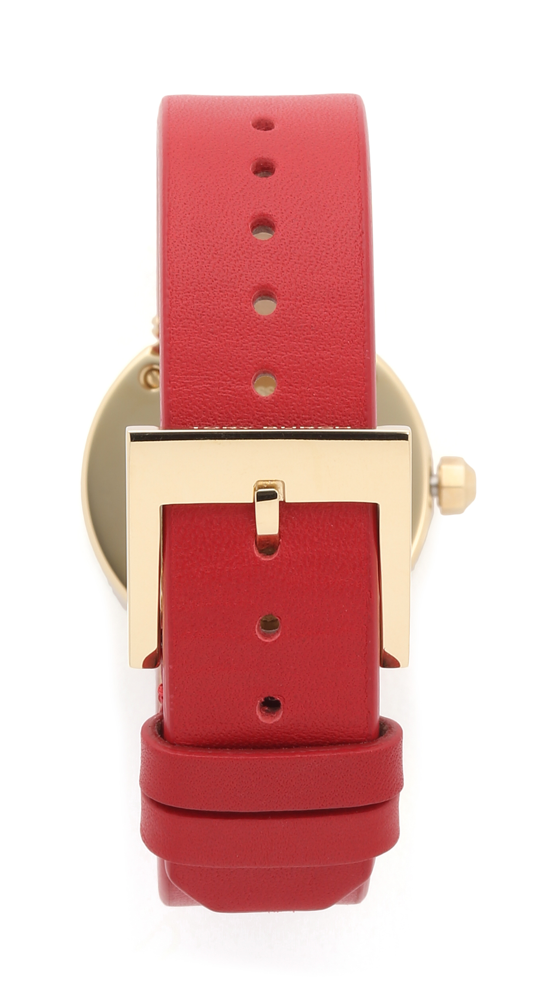 Tory Burch Reva Watch - Gold/red in Metallic | Lyst