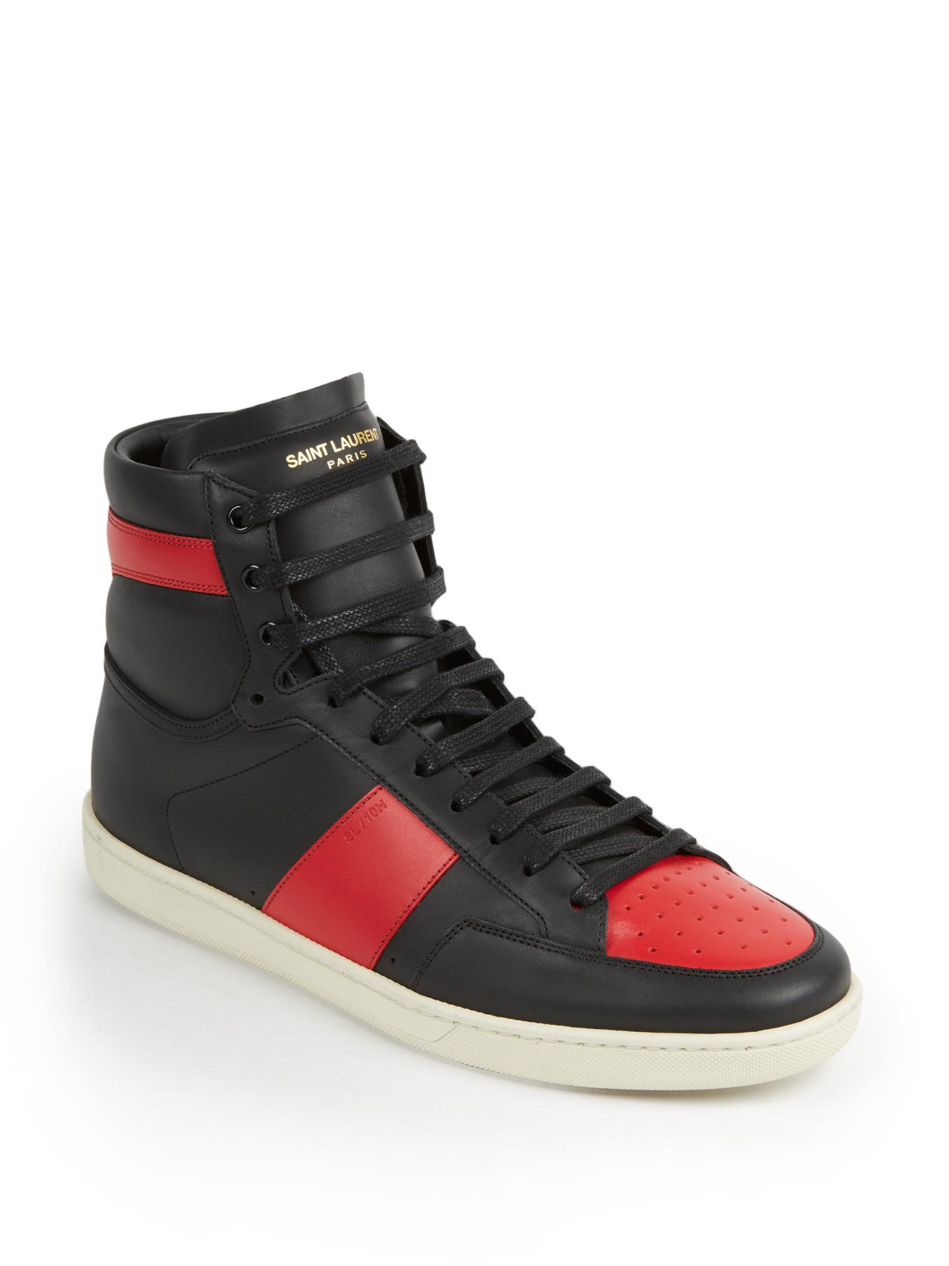 saint laurent high top sneakers