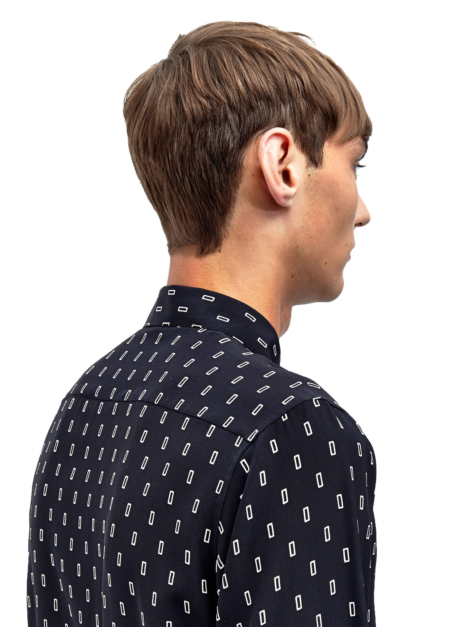saint laurent silk shirt mens