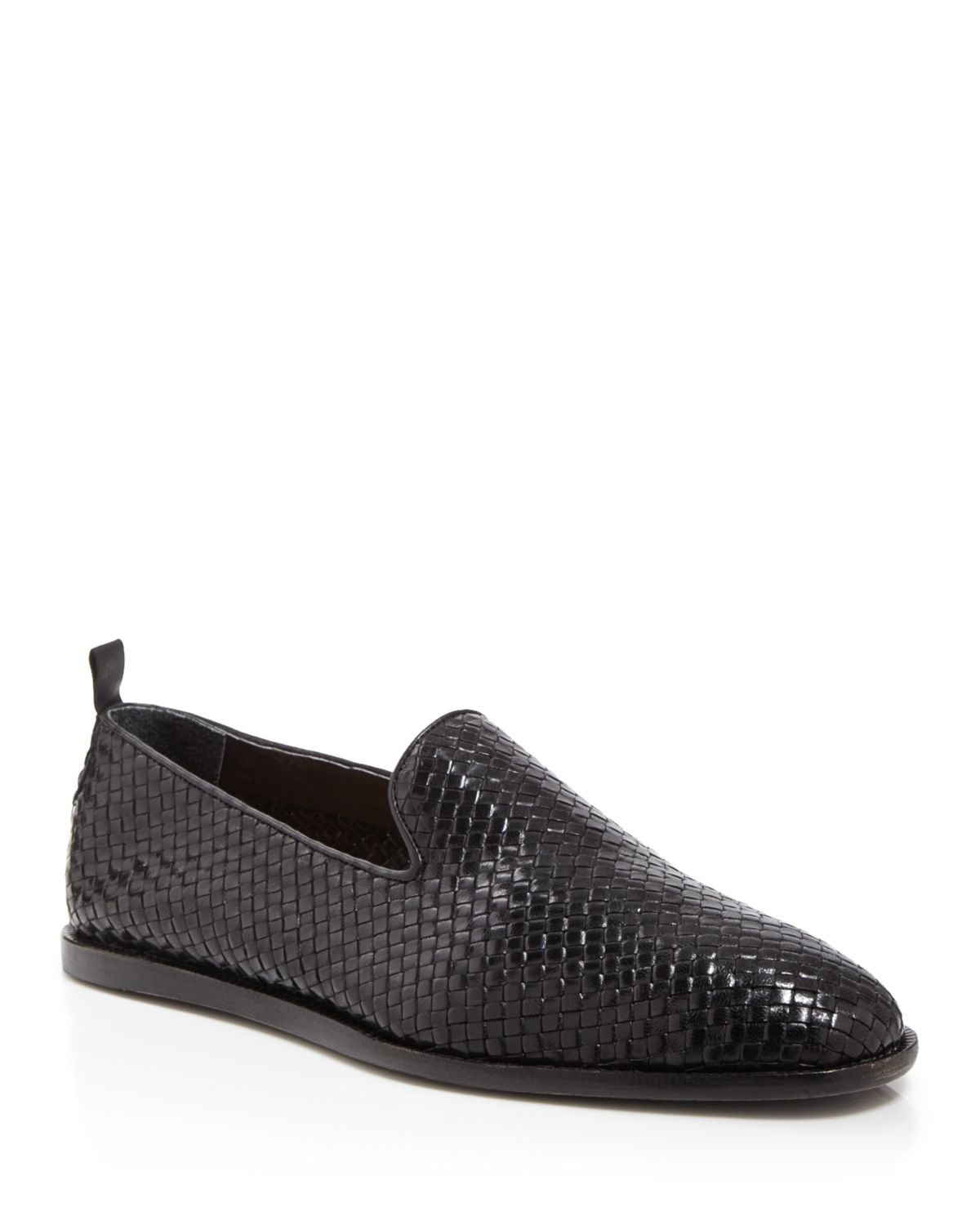H by Hudson Ipanema Woven Loafers in Black for Men | Lyst