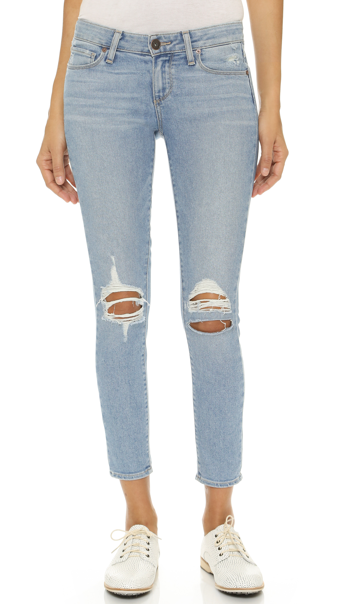 PAIGE Verdugo Crop Skinny Jeans 
