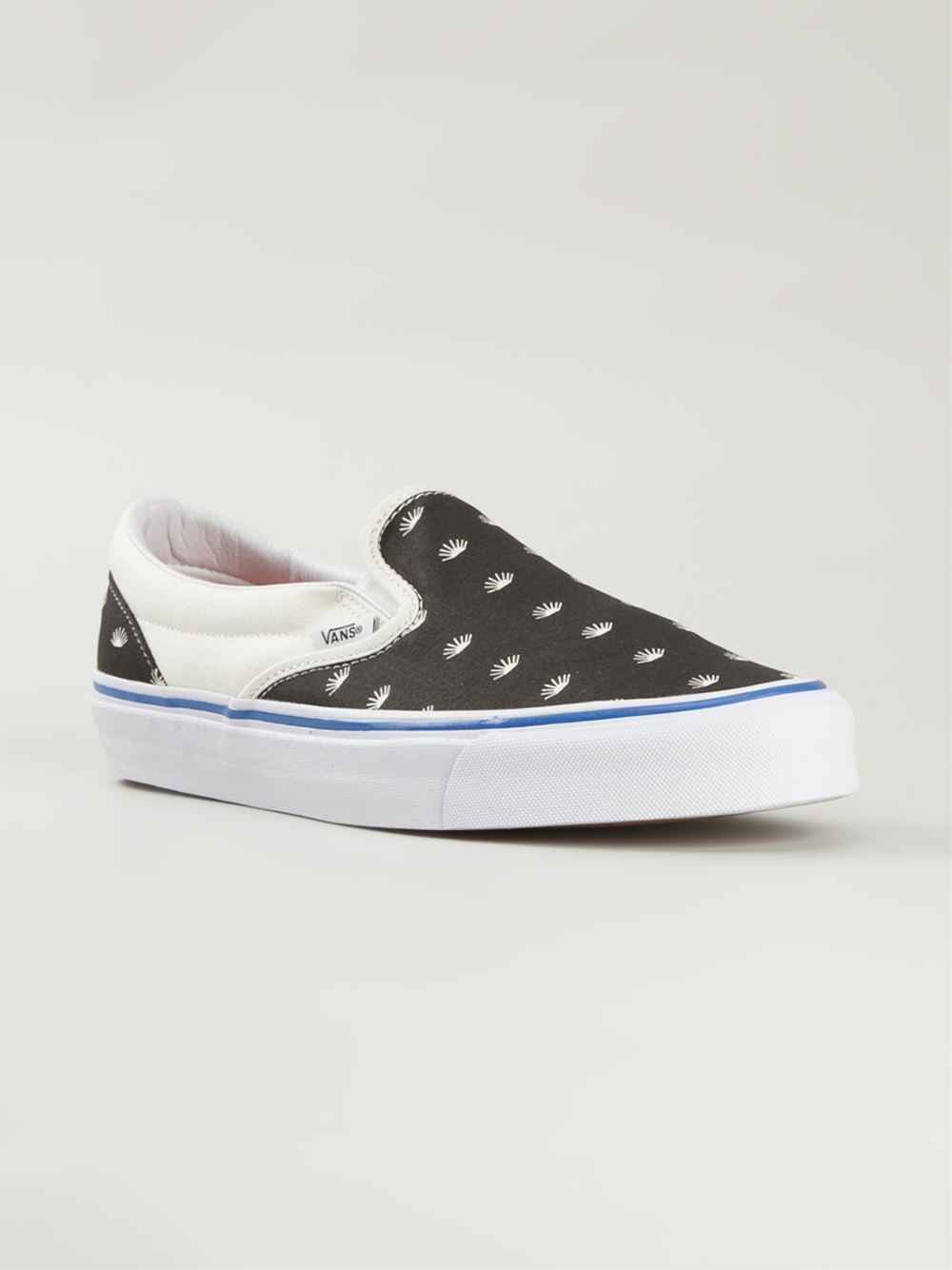 gosha x vans slip on printed shoes