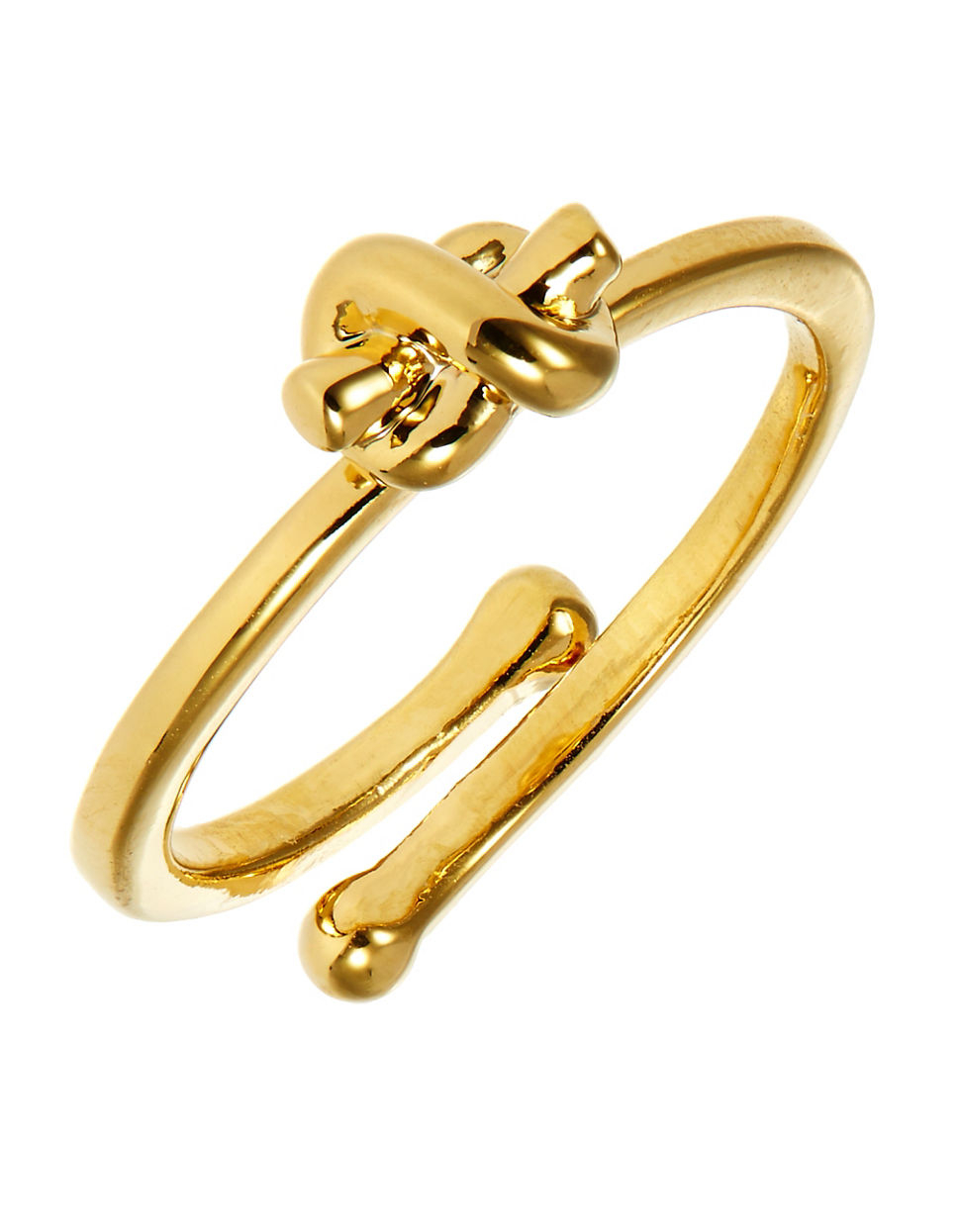 Lyst - Kate Spade New York Knot Adjustable Ring in Metallic