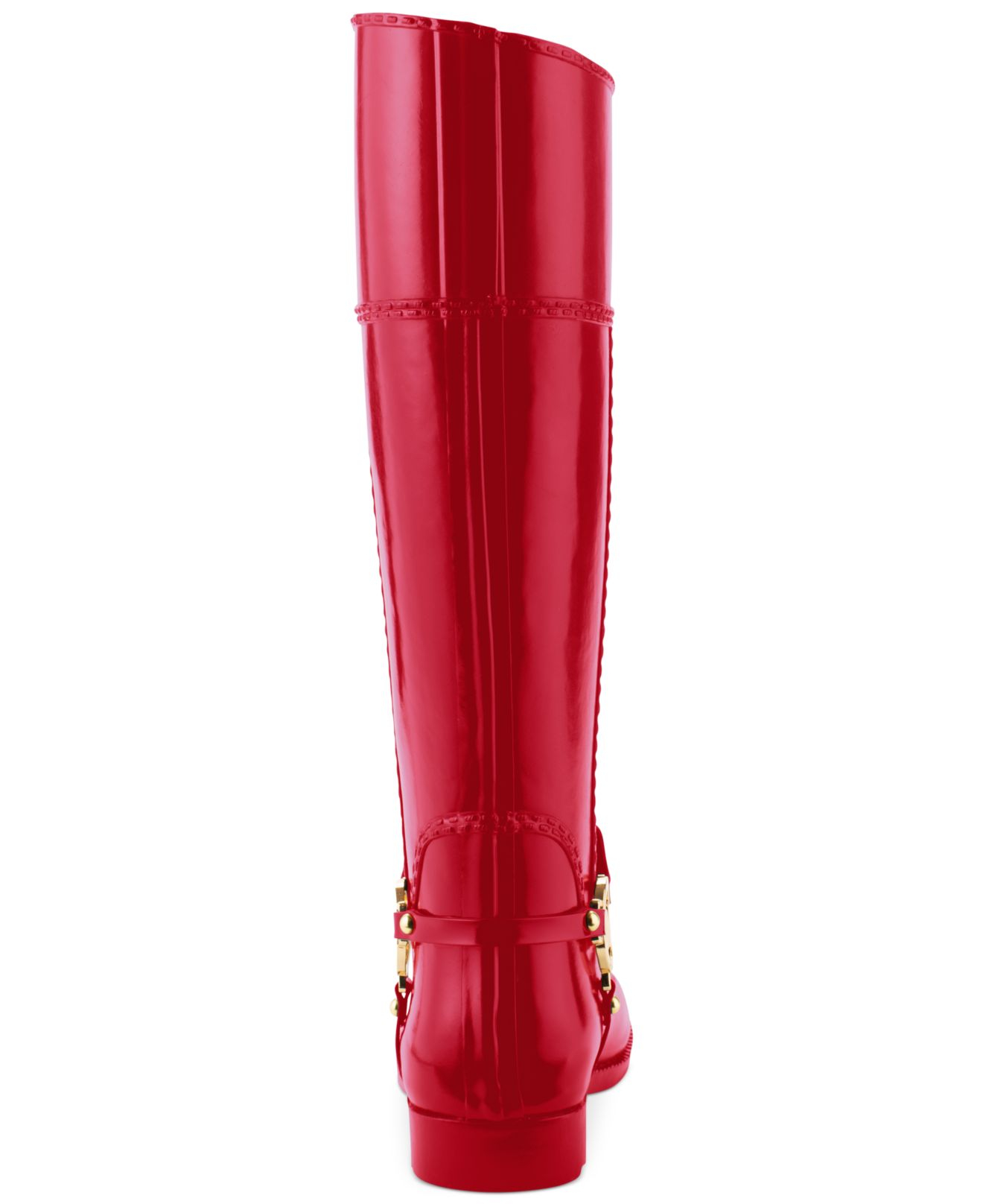 Michael Kors Michael Fulton Harness Rain Boots in Red | Lyst