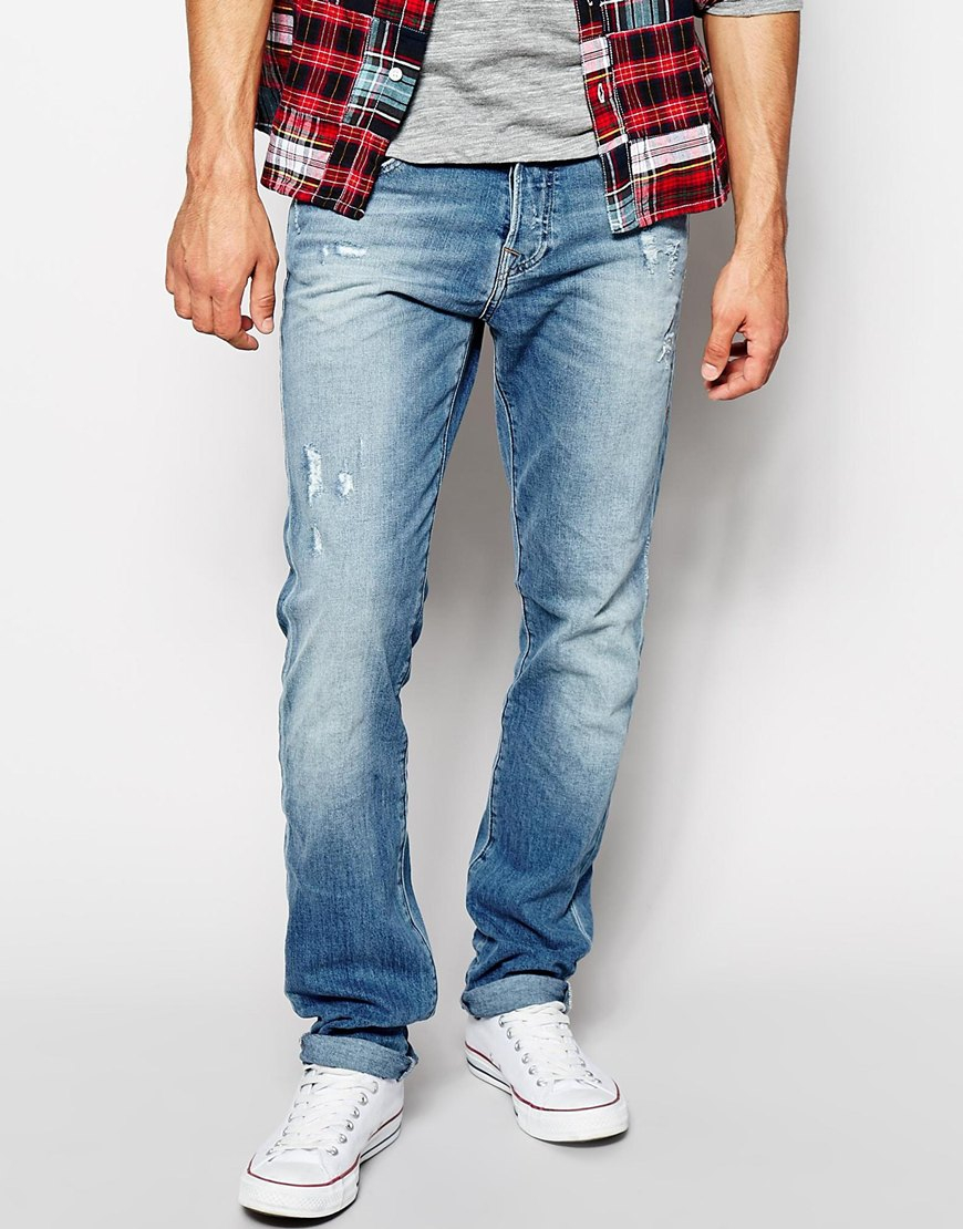 true religion distressed skinny jeans