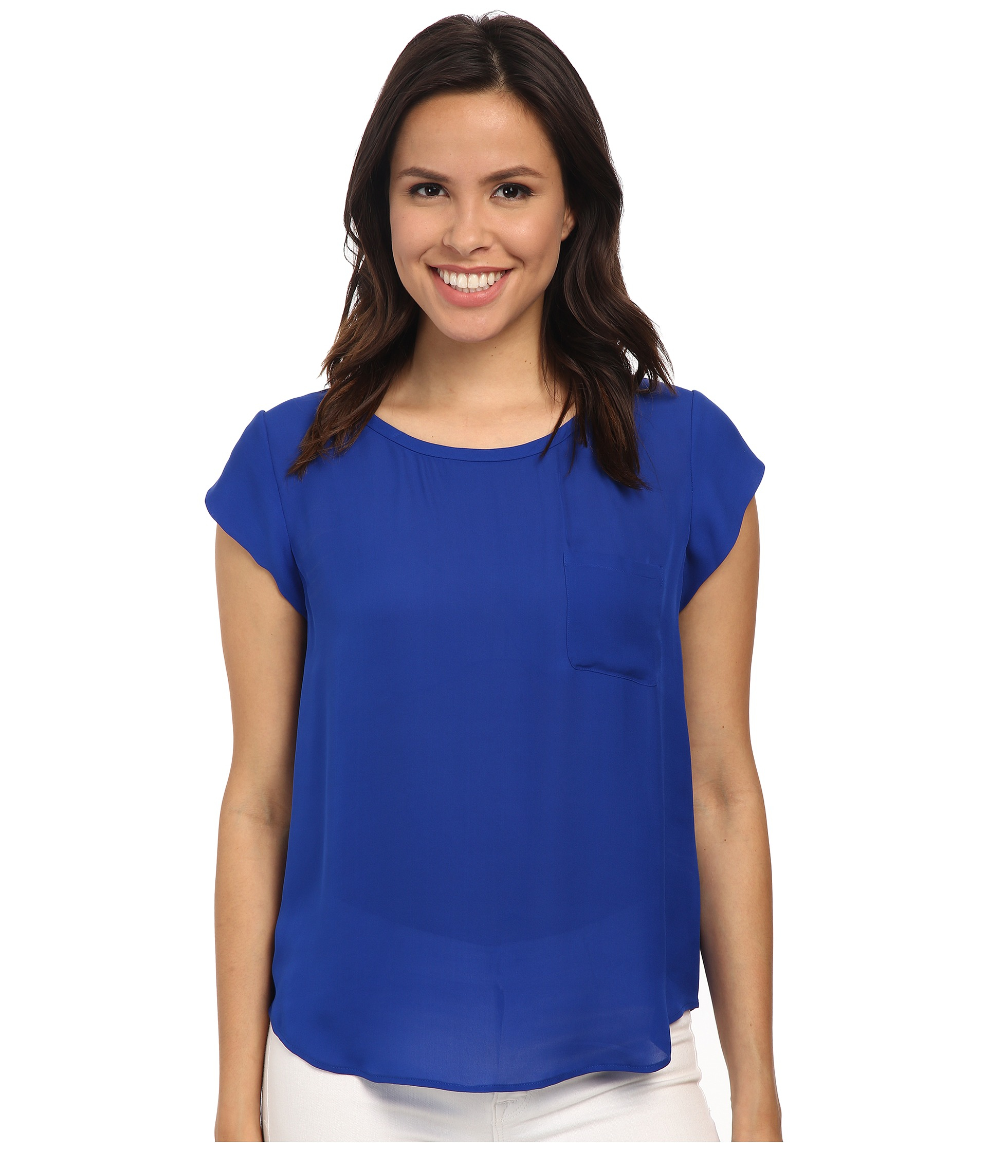 joie rancher silk top