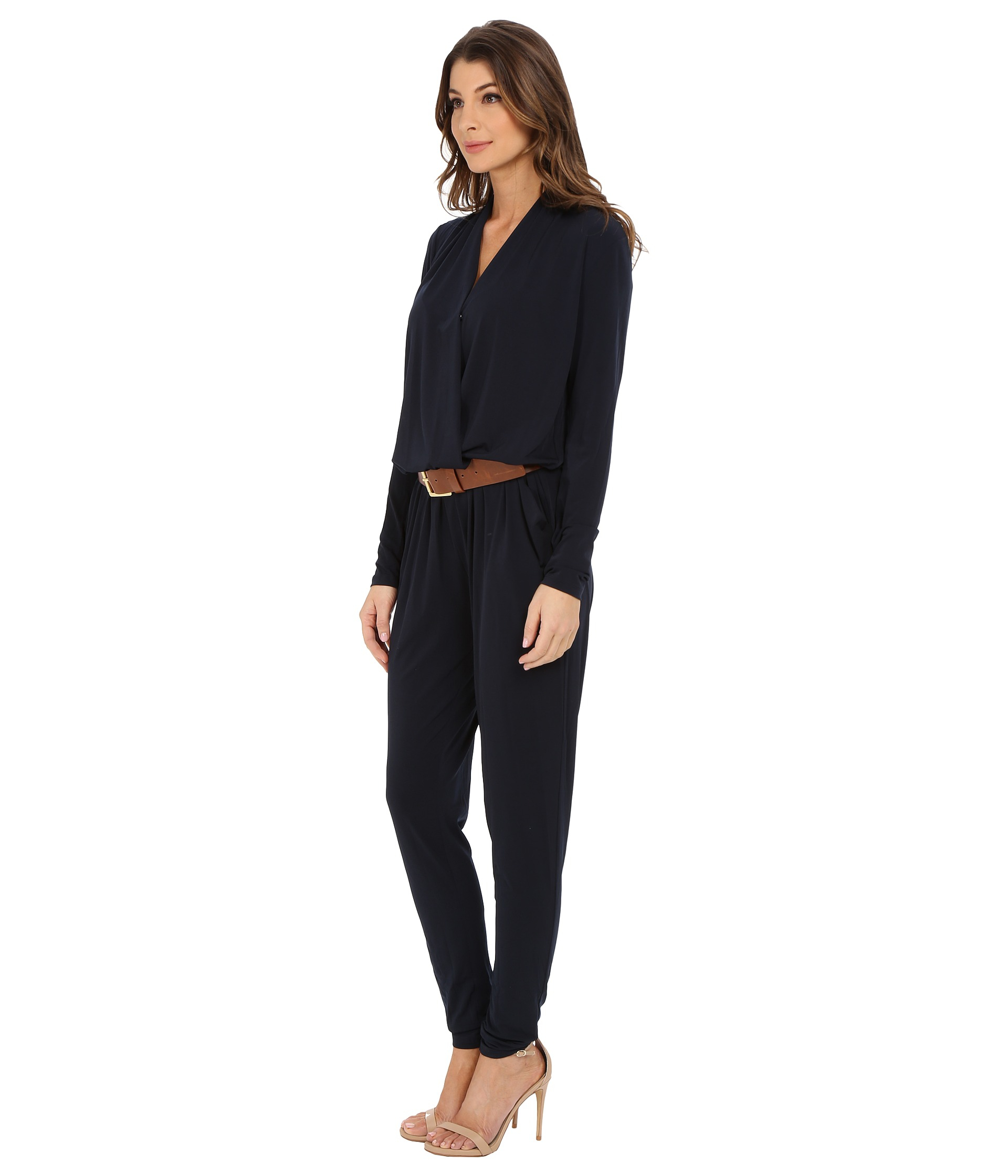 MICHAEL Michael Kors Belted Jumpsuit in 