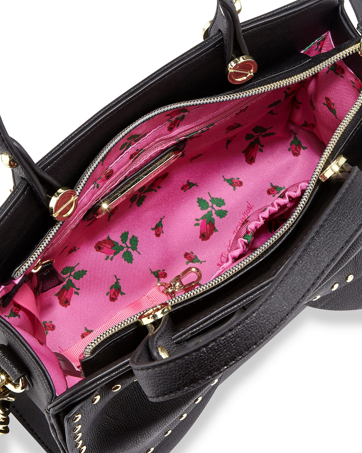 betsey johnson studded purse