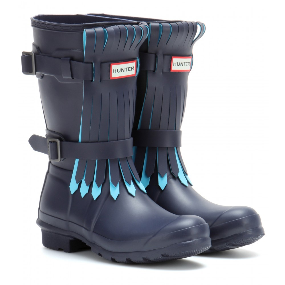 hunter fringe rain boots