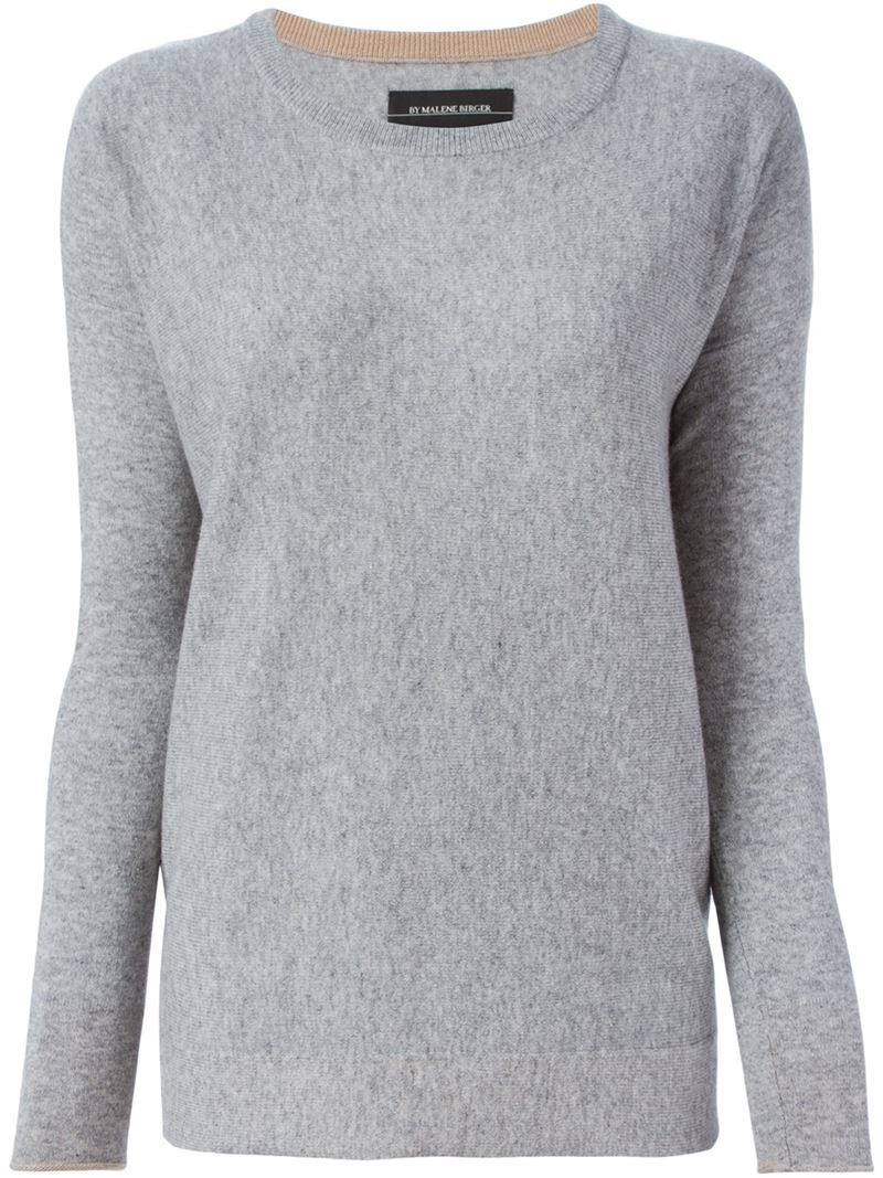 By Malene Birger 'tillon' Sweater in Grey (Gray) - Lyst