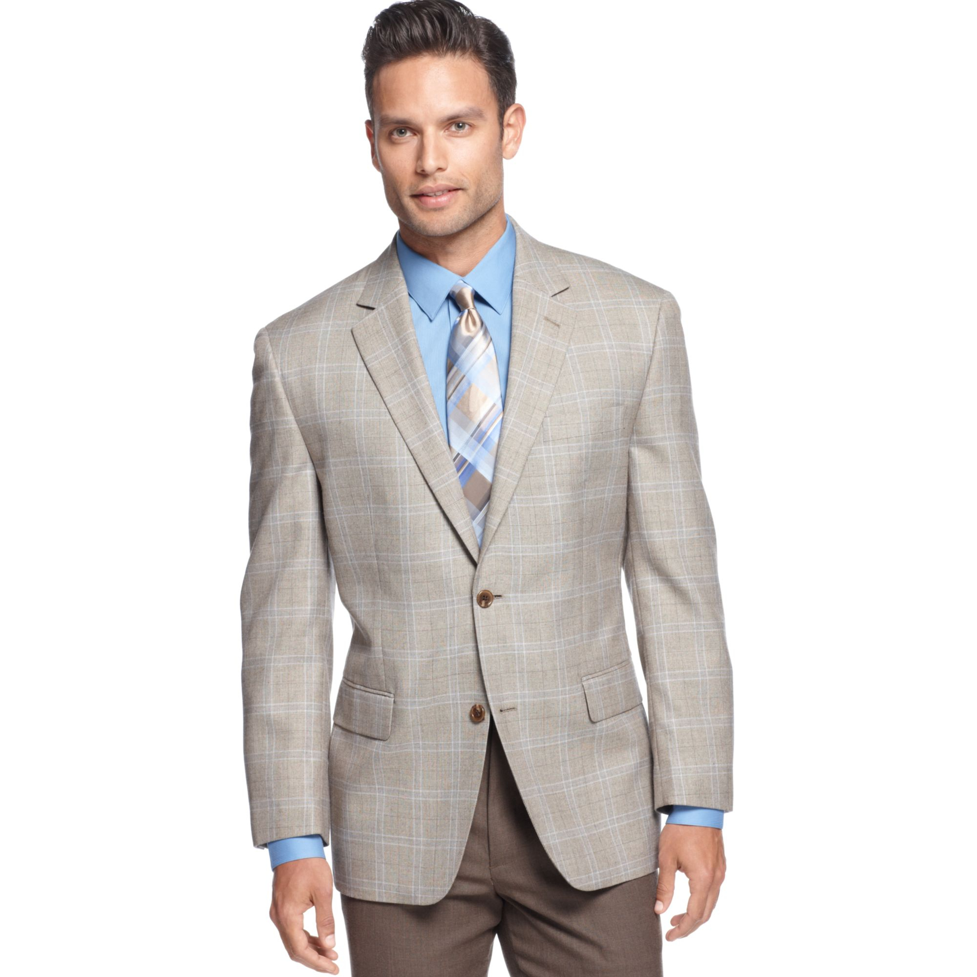 light tan sport coat