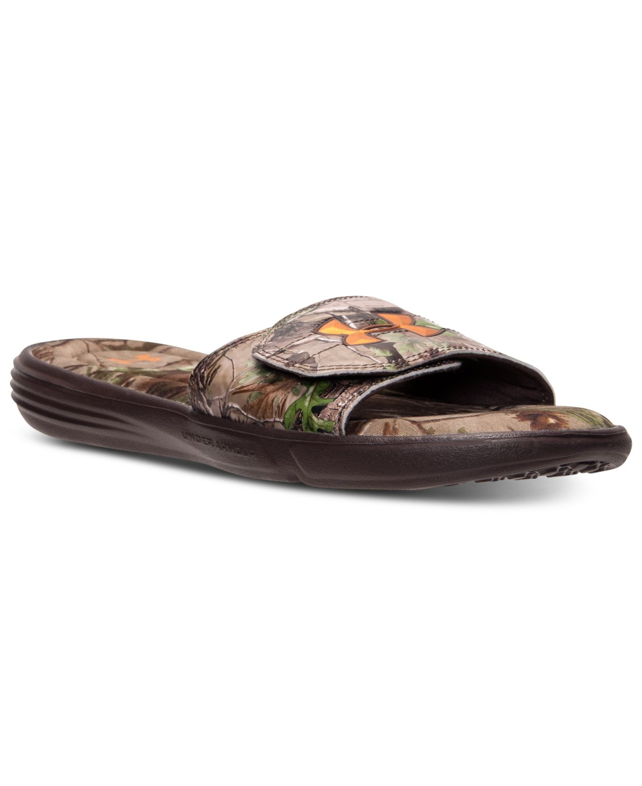 Under Armour Men's Ignite Iii Camo Slide Sandals From Finish Line for ...