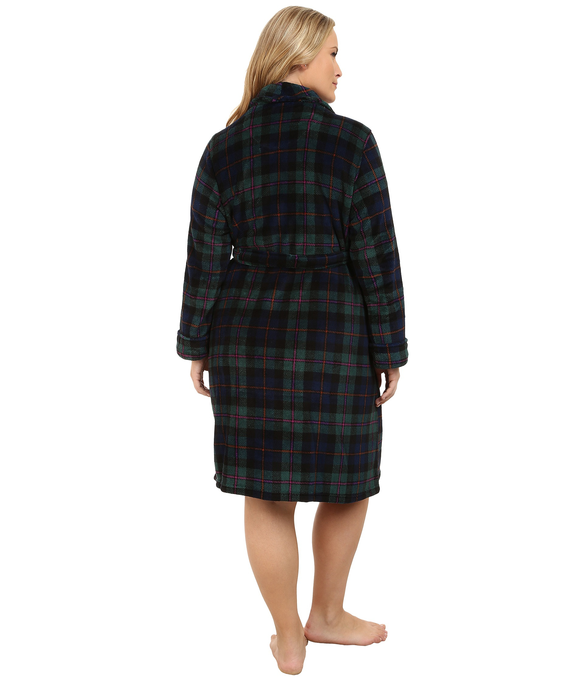 Lyst Lauren By Ralph Lauren Plus Size Folded So Soft Terry Short Robe
