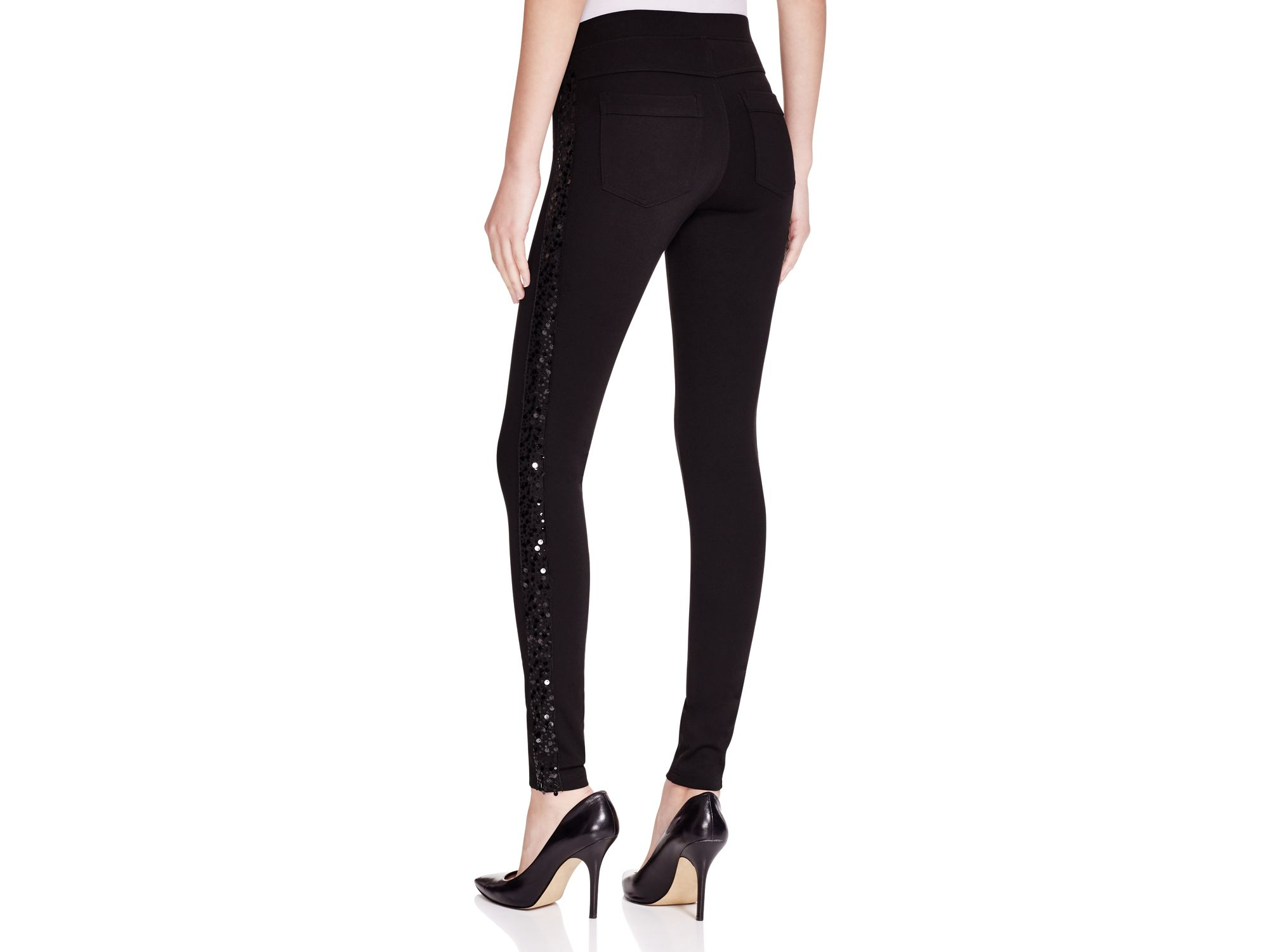 women's tuxedo stripe pants