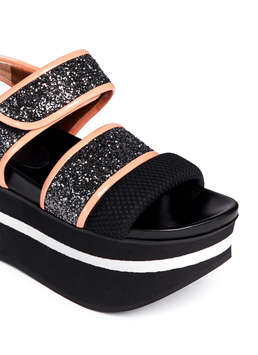 marni glitter sandals