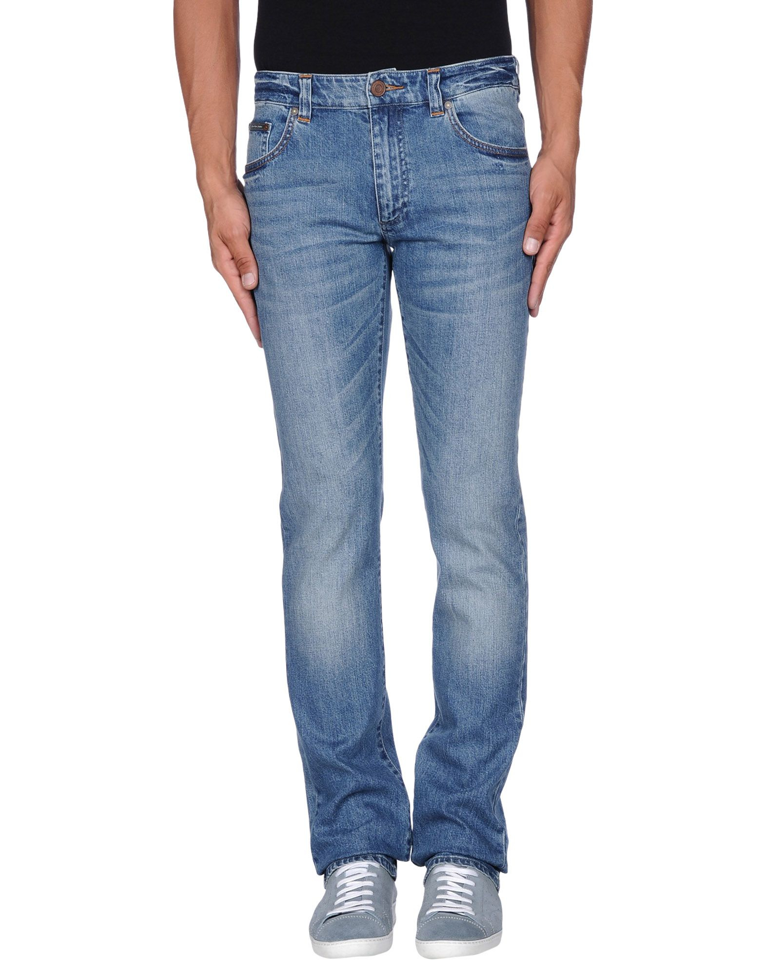 Lyst - Calvin Klein Jeans Denim Trousers in Blue for Men