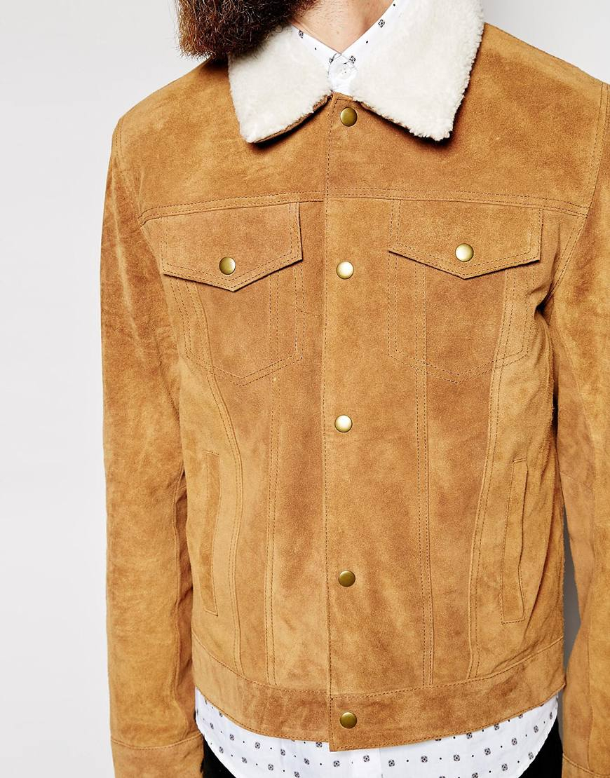 asos suede jacket