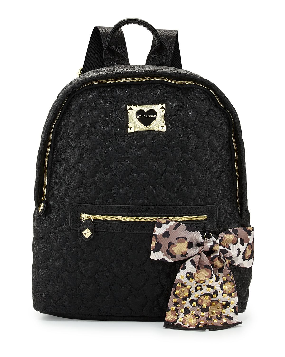 betsey johnson heart backpack