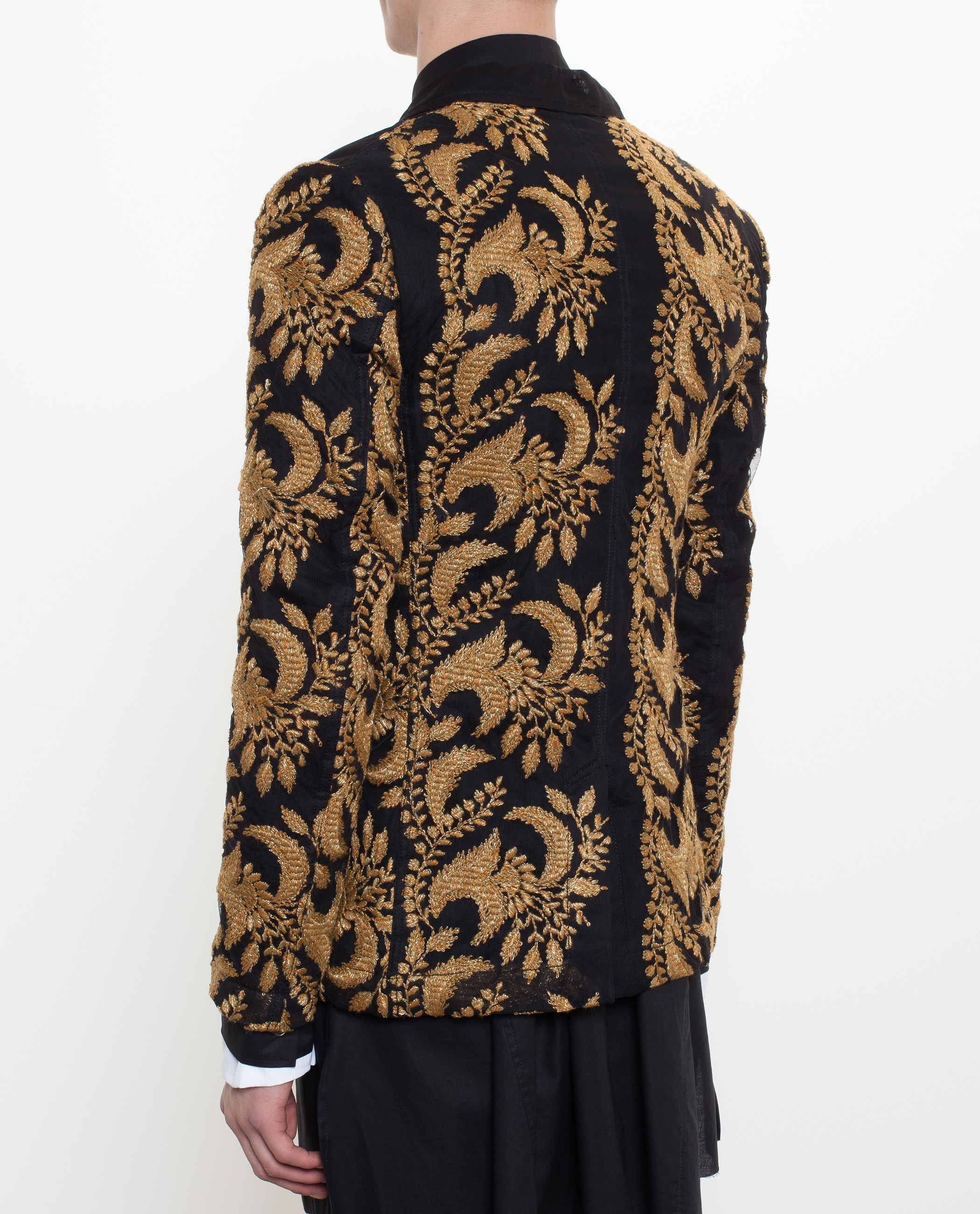 Ann Demeulemeester Embroidered Blazer in Black Gold (Black) for Men Lyst