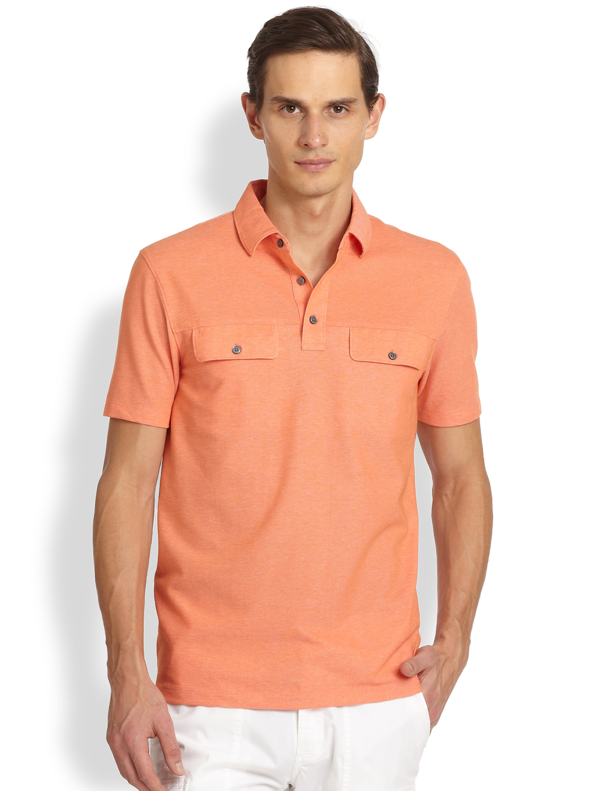michael kors t shirt mens orange