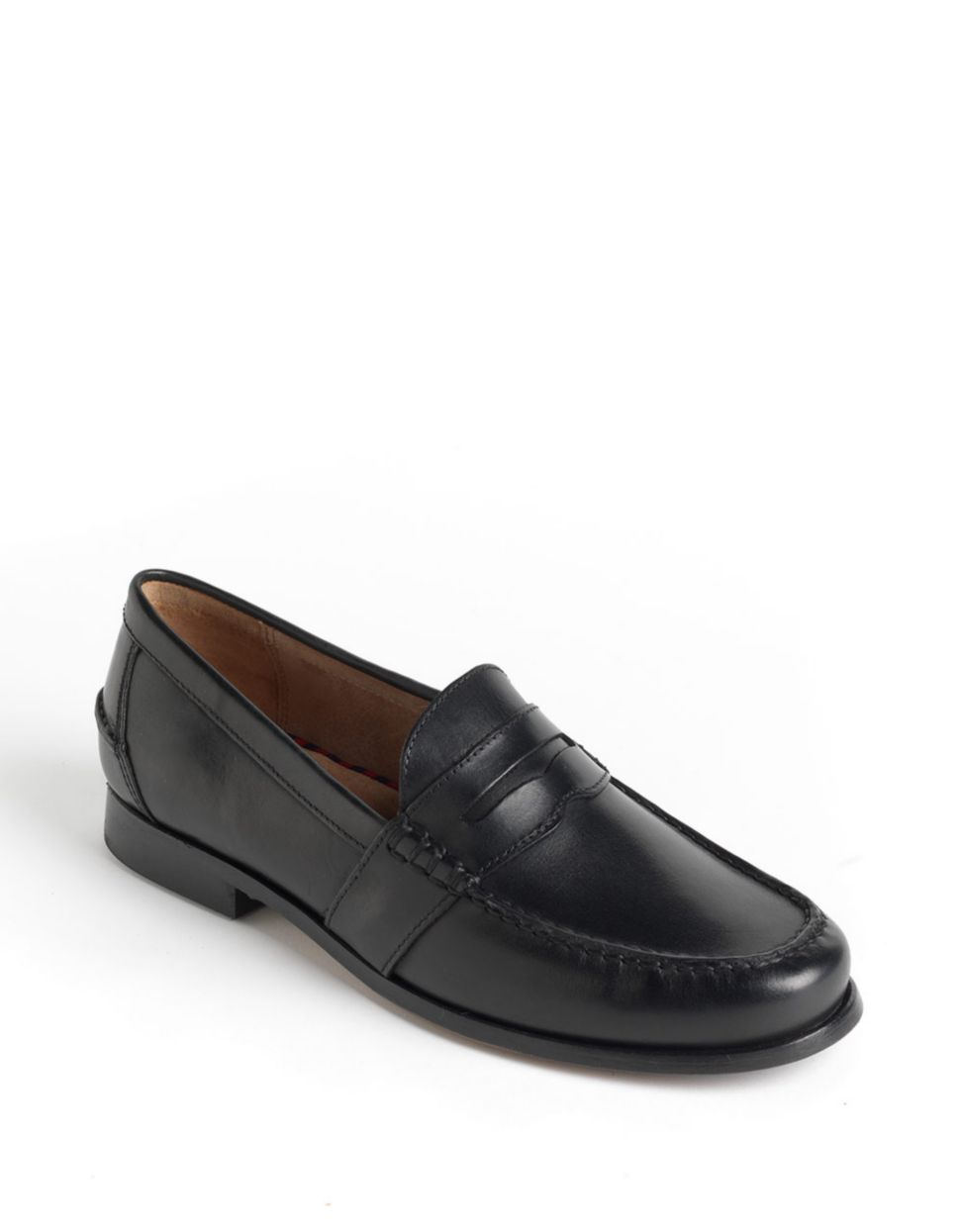 Polo Ralph Lauren Arscott Leather Penny Loafers in Black for Men - Lyst
