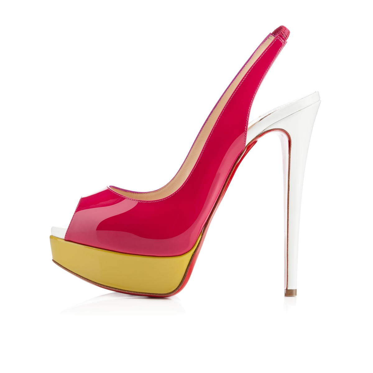 christian louboutin patent lady peep sling | Landenberg Christian ...  