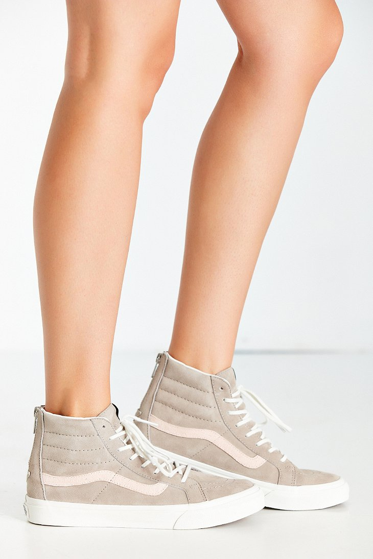 tan high top vans