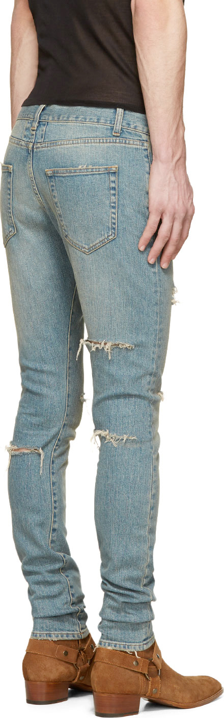 vintage blue denim jeans